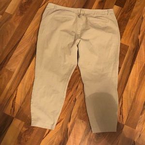 Khaki casual pants